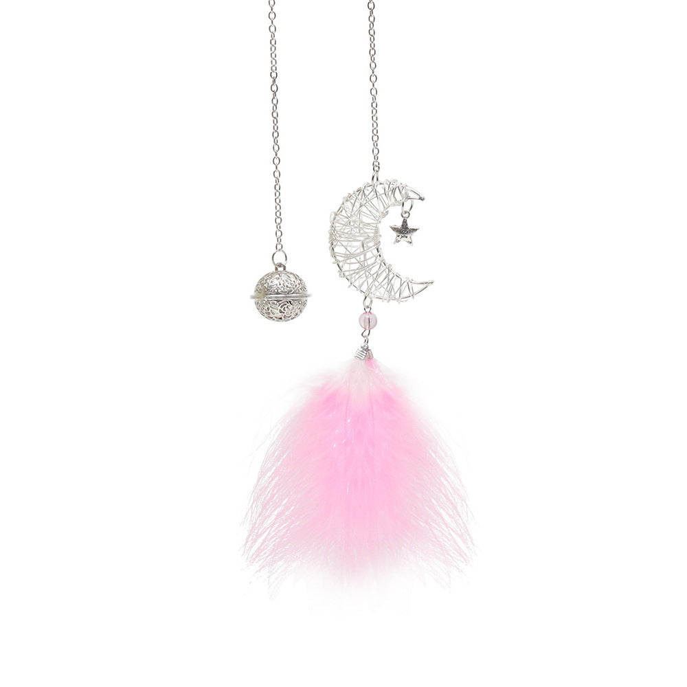 Wholesale Metal Feather Car Pendant